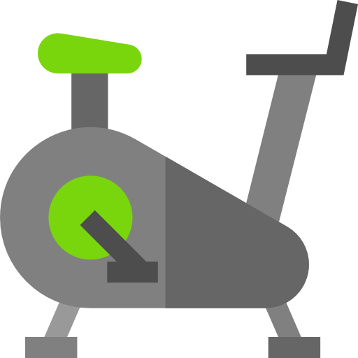 Treadmill Basic Straight Flat icon