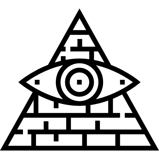 piramida Detailed Straight Lineal ikona