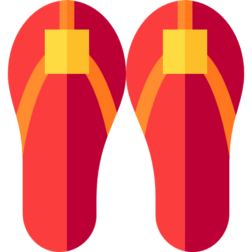 Sandals Basic Straight Flat icon