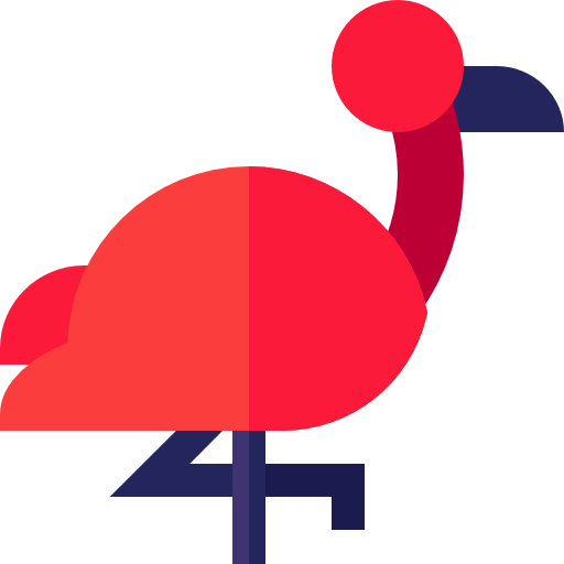 flamingo Basic Straight Flat icon