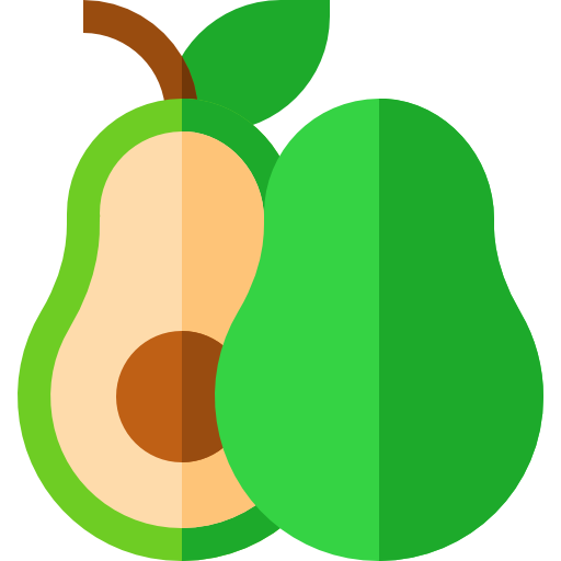 Avocado Basic Straight Flat icon