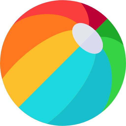 pelota de playa Basic Straight Flat icono