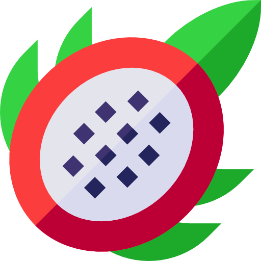 Dragon fruit Basic Straight Flat icon