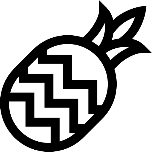 パイナップル Basic Straight Lineal icon