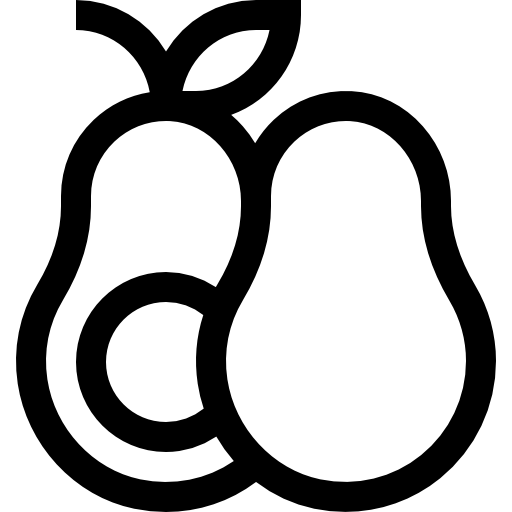 Авокадо Basic Straight Lineal иконка