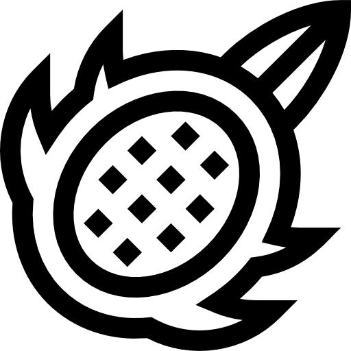 drakenfruit Basic Straight Lineal icoon