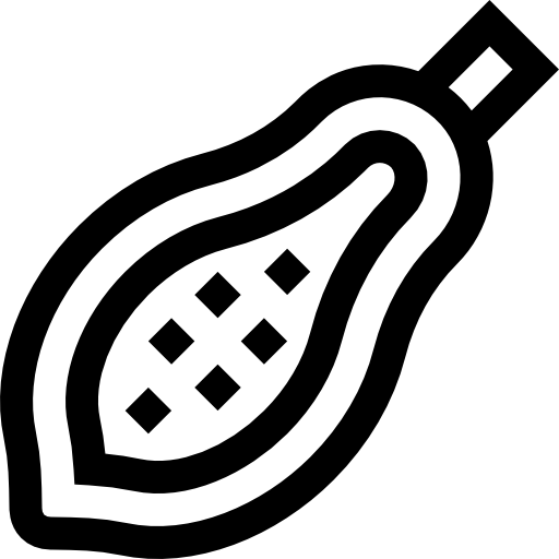papaja Basic Straight Lineal ikona