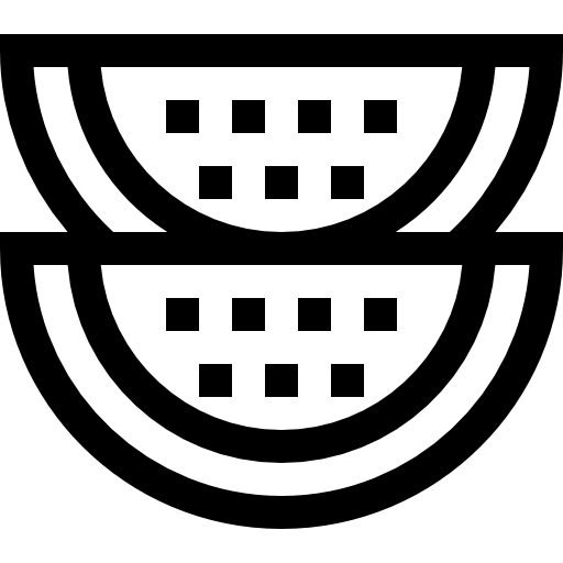 sandía Basic Straight Lineal icono
