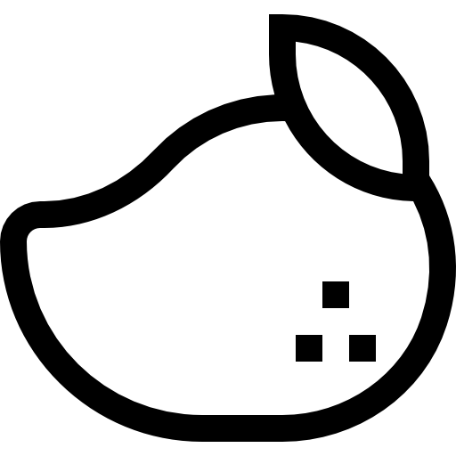 mango Basic Straight Lineal icono