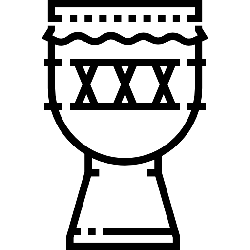 bongos Detailed Straight Lineal icono