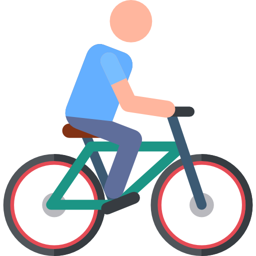 bicicleta Pictograms Colour icono