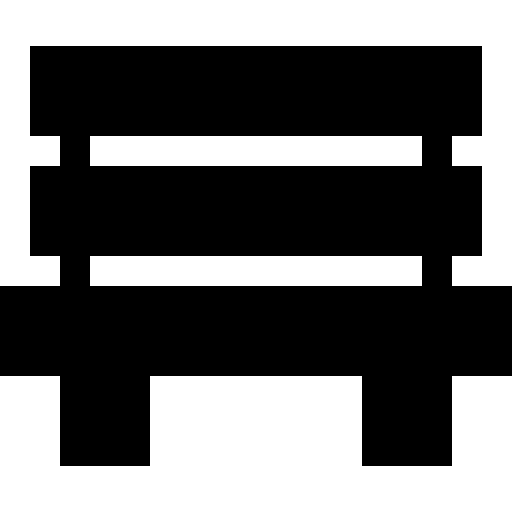 panca Basic Straight Filled icona
