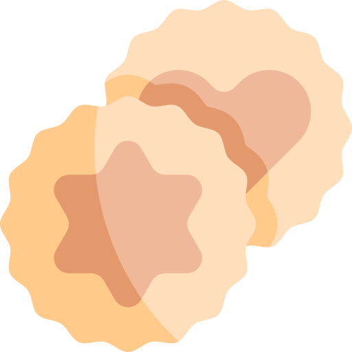 biscotti Kawaii Flat icona
