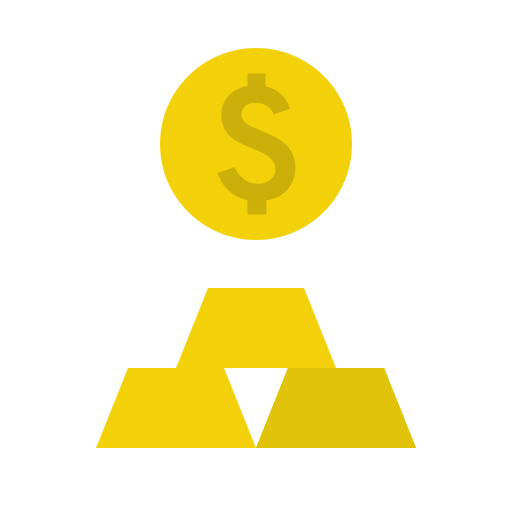 barras de oro Generic Flat icono