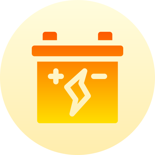 batteria Basic Gradient Circular icona