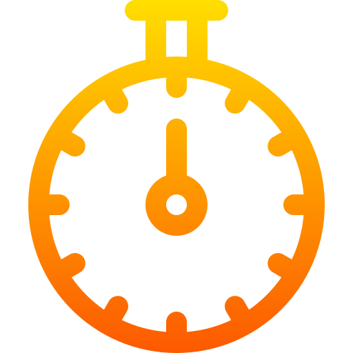 chronomètre Basic Gradient Lineal color Icône