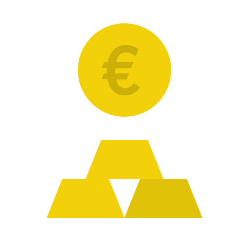 Gold Bars Generic Flat icon