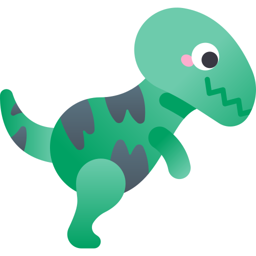 Dinosaur Kawaii Star Gradient icon