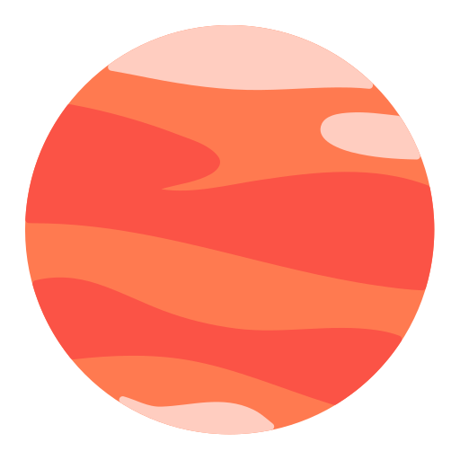 pianeti Generic Flat icona