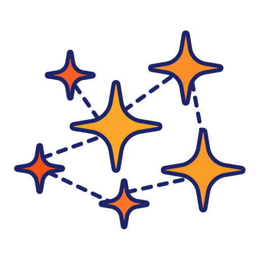 sterrenbeeld Generic Outline Color icoon