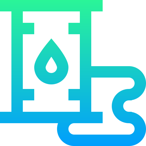 Derrame de petroleo Super Basic Straight Gradient icono