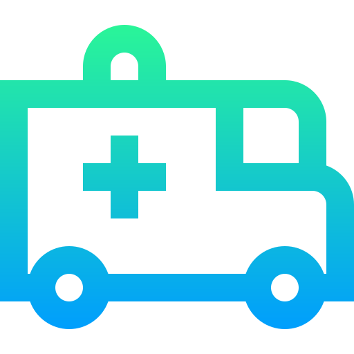 ambulans Super Basic Straight Gradient ikona