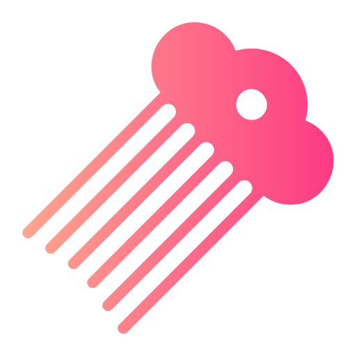 Hair comb Generic Flat Gradient icon