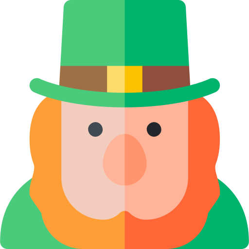 Leprechaun Basic Rounded Flat icon