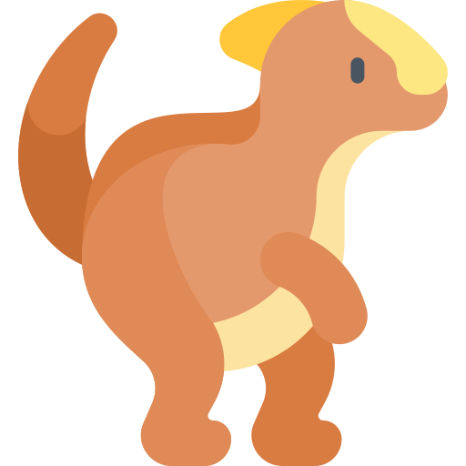tsintaosaurus Kawaii Flat icono