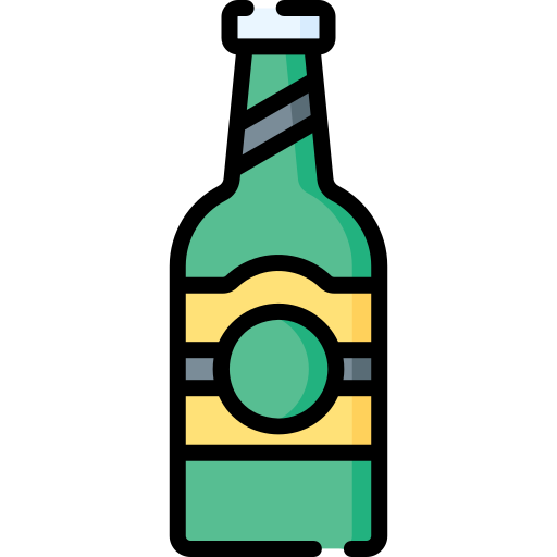 bottiglia Special Lineal color icona