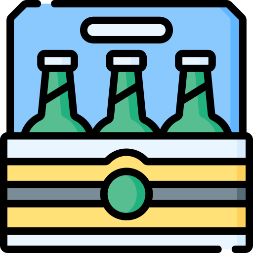 bier doos Special Lineal color icoon
