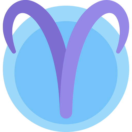 양자리 Detailed Flat Circular Flat icon