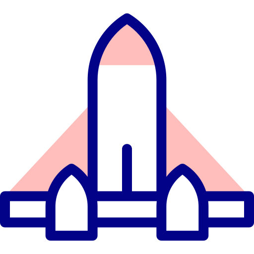 statek kosmiczny Detailed Mixed Lineal color ikona
