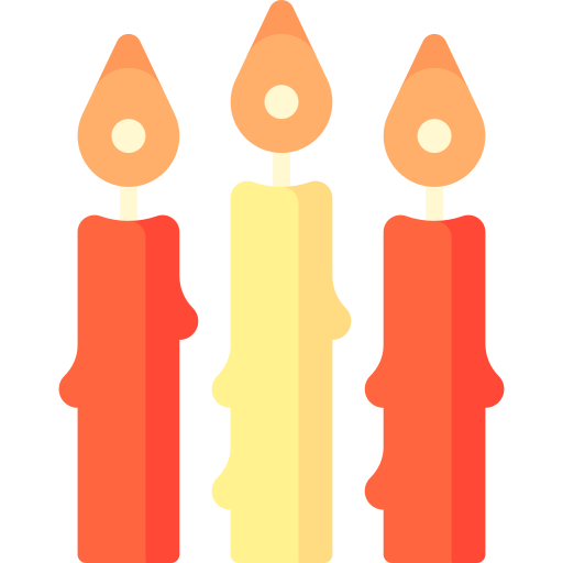 bougies Special Flat Icône