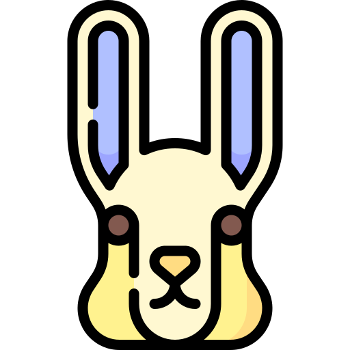 Jade rabbit Special Lineal color icon