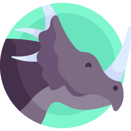 Styracosaurus Detailed Flat Circular Flat icon