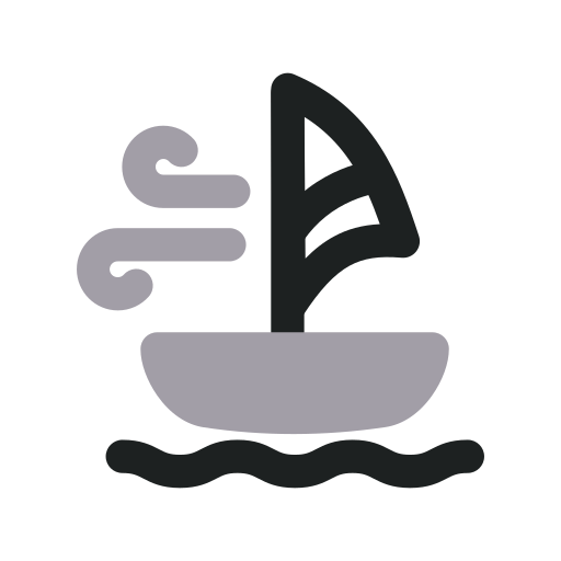 windsurfen Generic Grey icon
