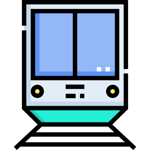 u-bahn Detailed Straight Lineal color icon