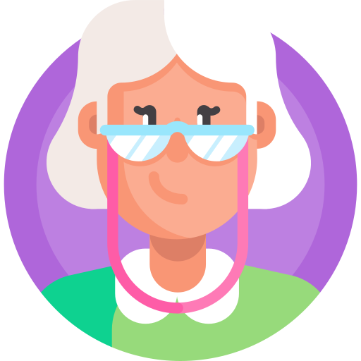 Grandmother Detailed Flat Circular Flat icon