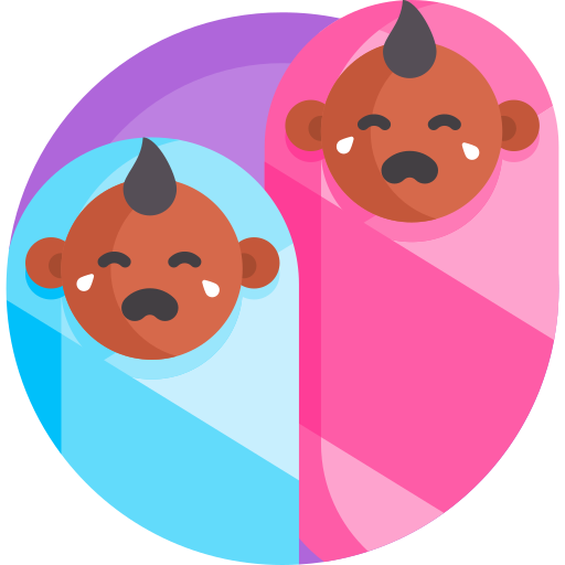 Twins Detailed Flat Circular Flat icon