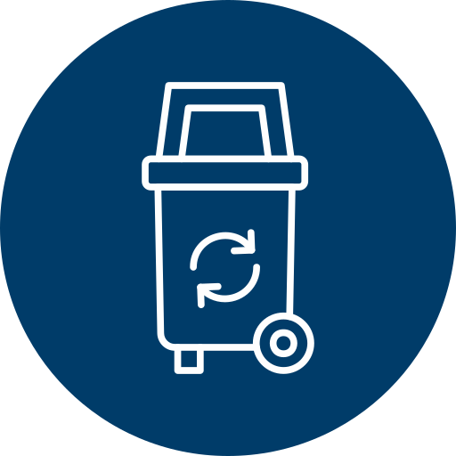 Trash bin Generic Flat icon