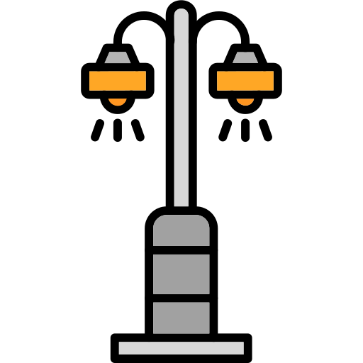 Streetlight Generic Outline Color icon