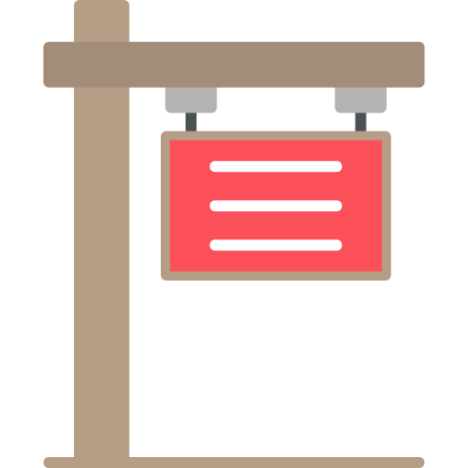 Signboard Generic Flat icon