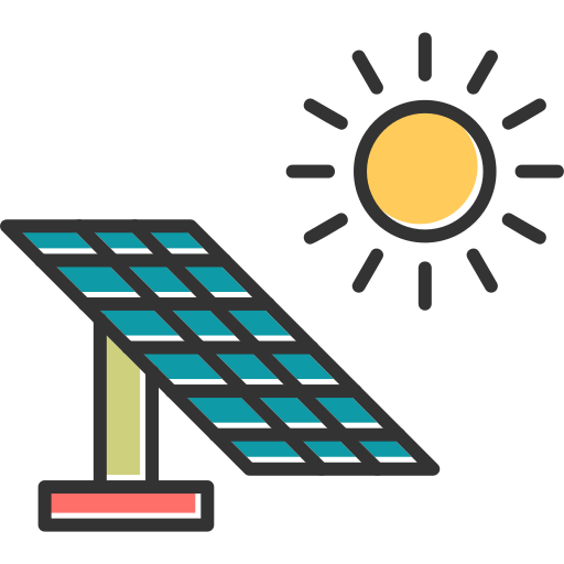 ソーラーパネル Generic Color Omission icon