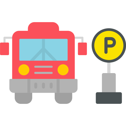 Bus parking Generic Flat icon