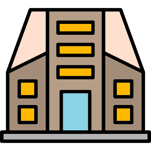 budynek miasta Generic Outline Color ikona