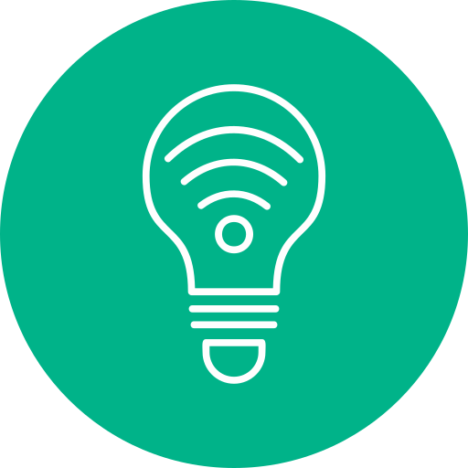 Smart bulb Generic Flat icon