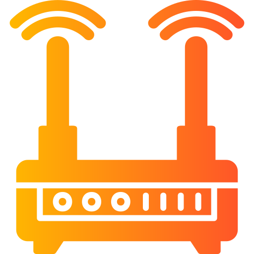 router wifi Generic Flat Gradient icona