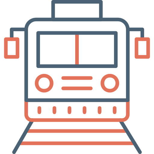 pociąg Generic Outline Color ikona