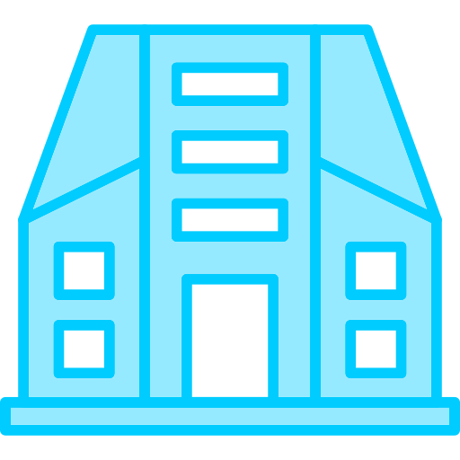 도시 건물 Generic Blue icon
